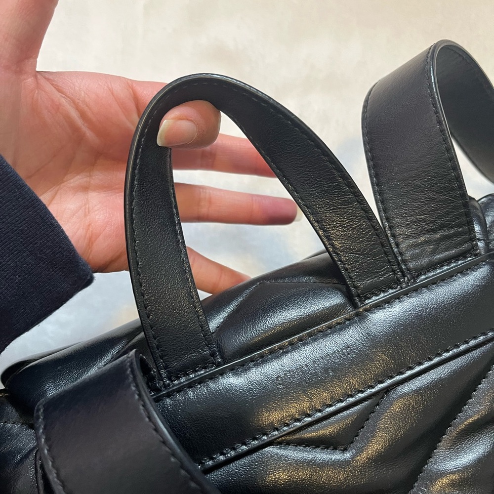 Saint Laurent small loulou quilted backpack - Picture 9 of 14